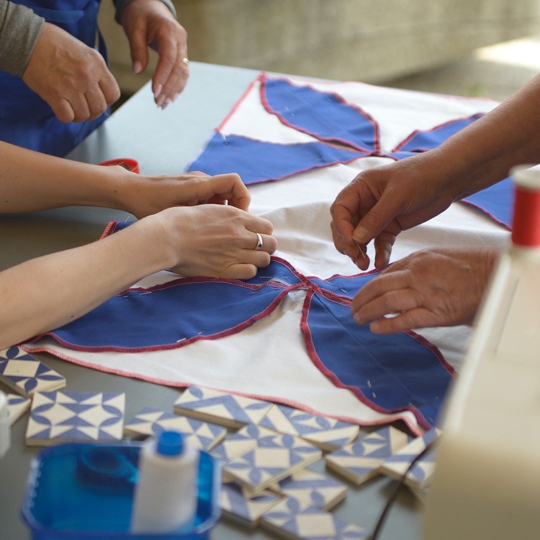 Adele Buffastitching together